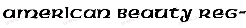 American beauty Reg字体转换